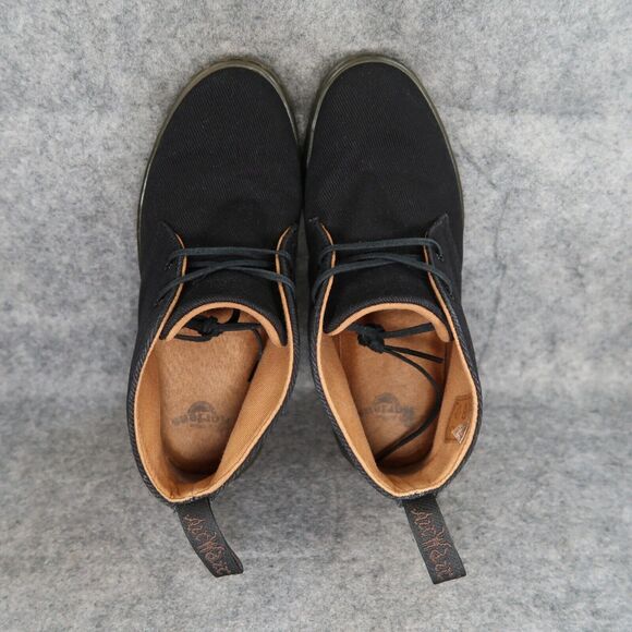 Dr Martens Shoes Womens 5 Boots Daytona Desert Chukka Black Classic Casual Twill - Picture 7 of 14